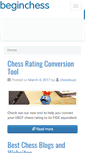 Mobile Screenshot of beginchess.com